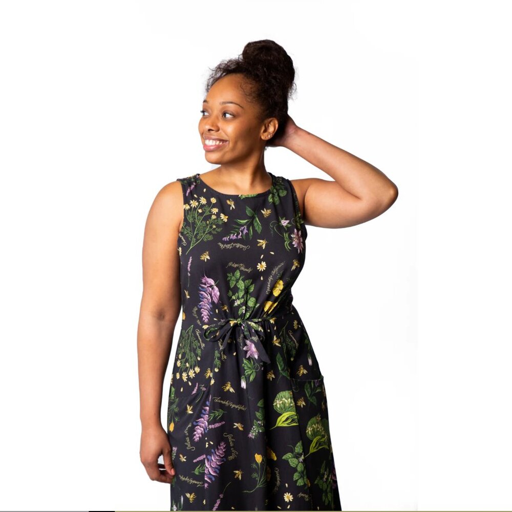NWT Field Day Rhiannon Dress in Nervine Ecovero, Small